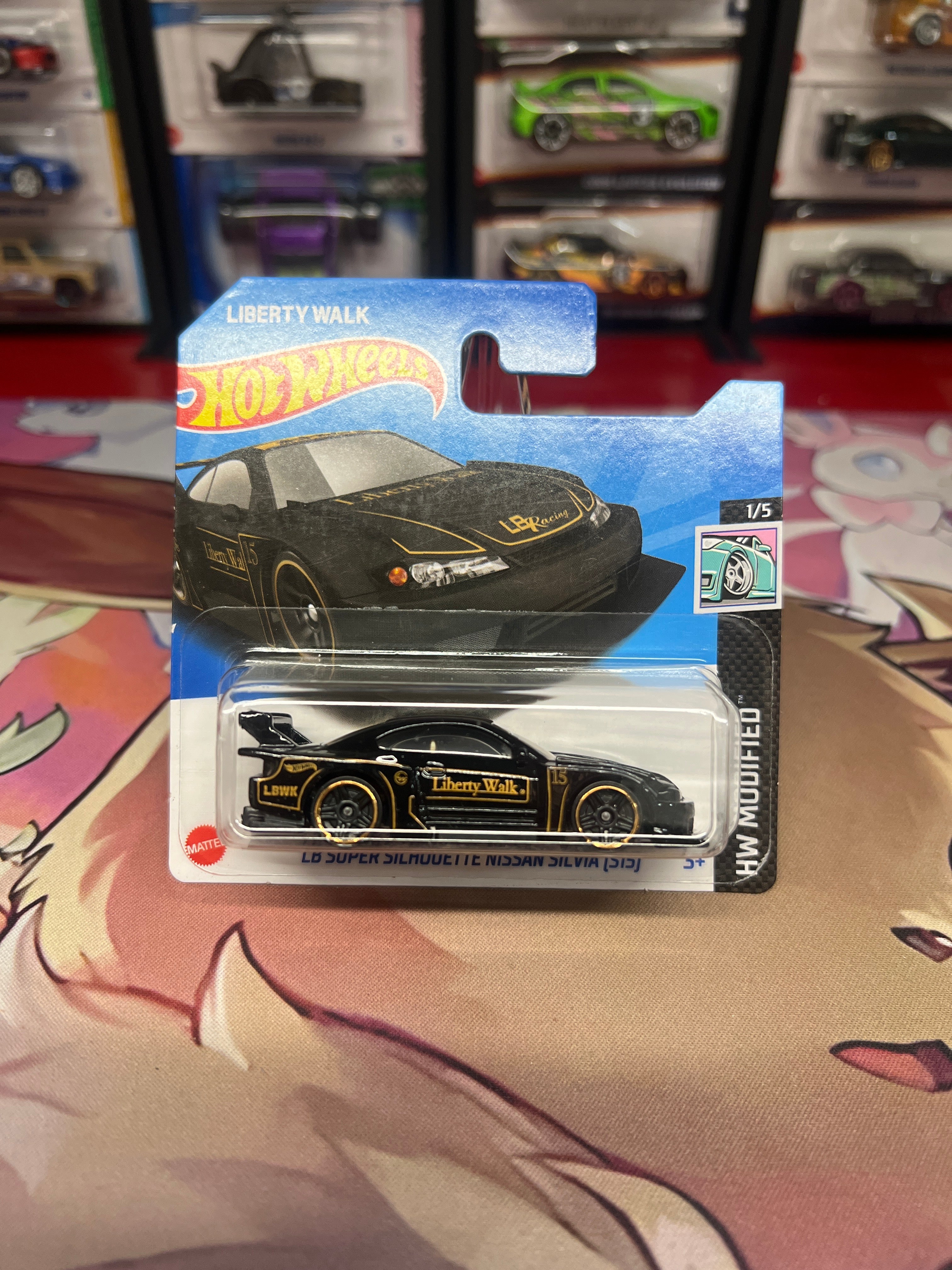 LB Super Silhouette Nissan Silvia (S15) Black Short Card