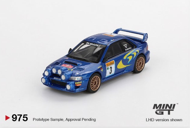 Subaru Impreza WRC98 #3 1998 Rally Monte-Carlo 3rd Place 975